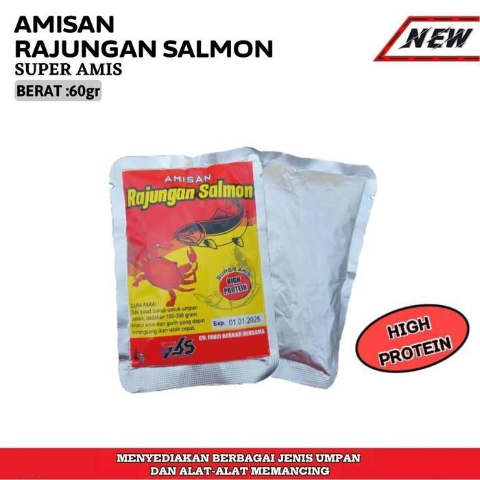 Amisan Rajungan Salmon Super Amis Untuk Campuran Umpan Pancing Ikan Mas #Gratisongkir