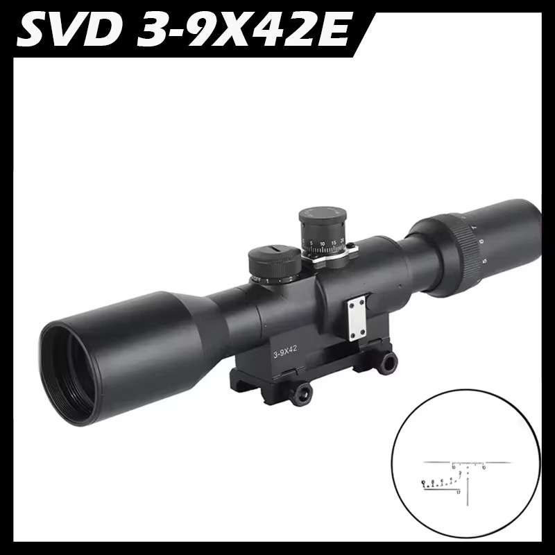 SVD 3-9x42FFPHunting Rifle Scope Spotting Tactical RiflesScope Optical PCP Airgun Sight Strongly