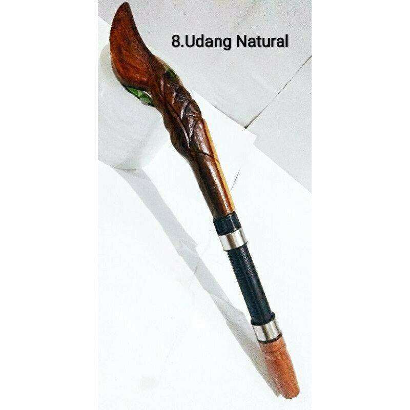 Pahul Ukir Reel Gagang Joran Motip Udang