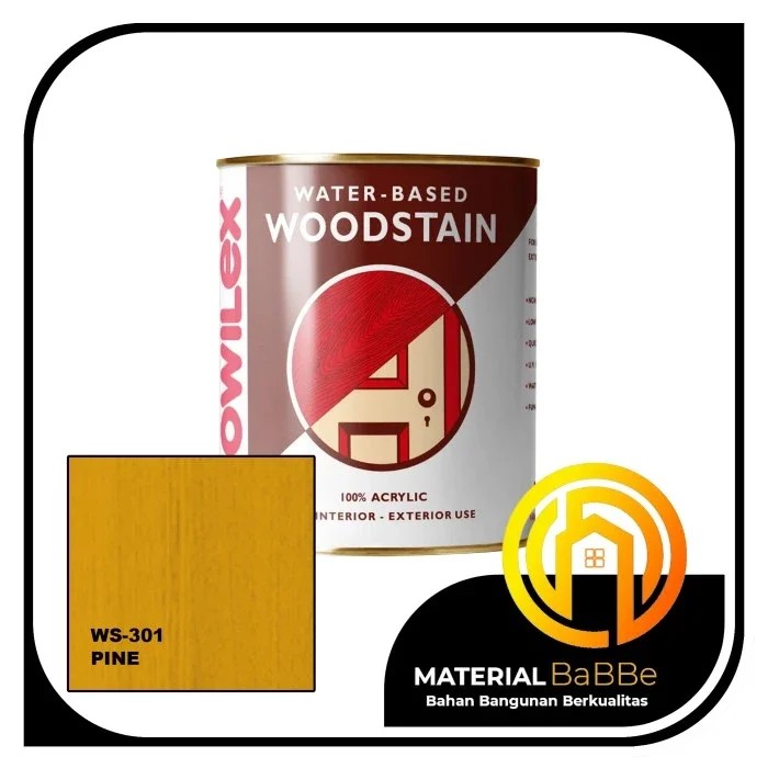 Mowilex Woodstain WS-301 Pine 1 Kg Cat Plitur Politur Kayu
