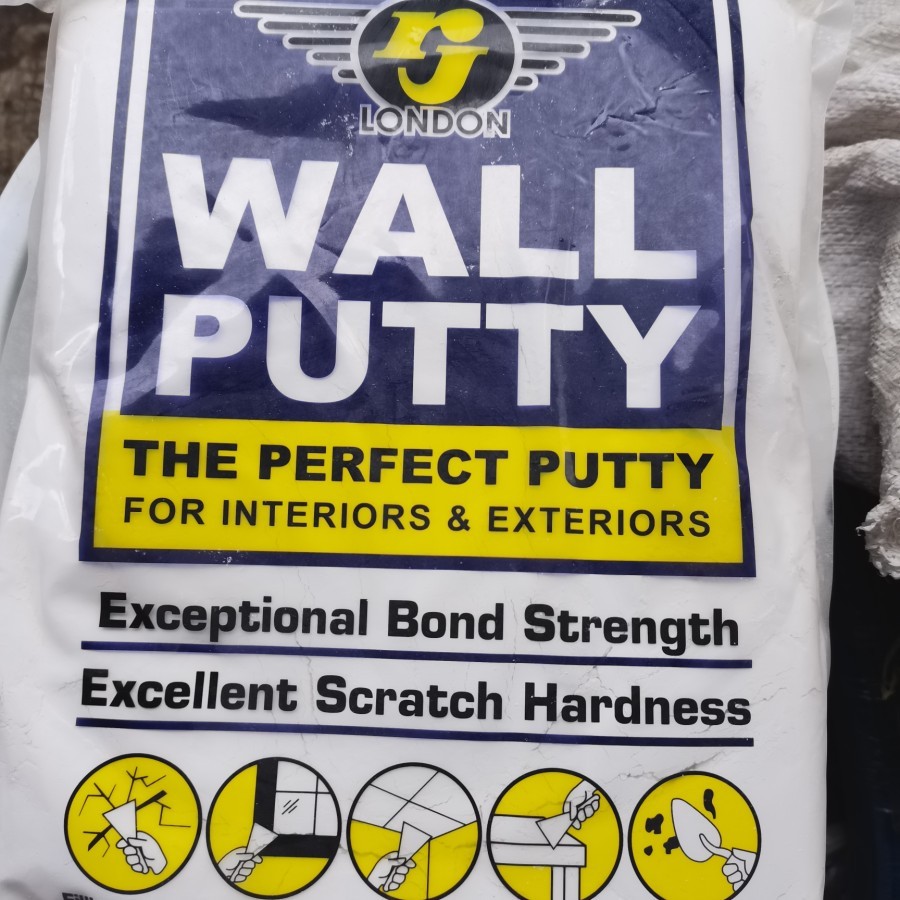 Dempul Tembok RJ London Wall Putty Instant Powder / Tepung Dempul Tembok 5 kg