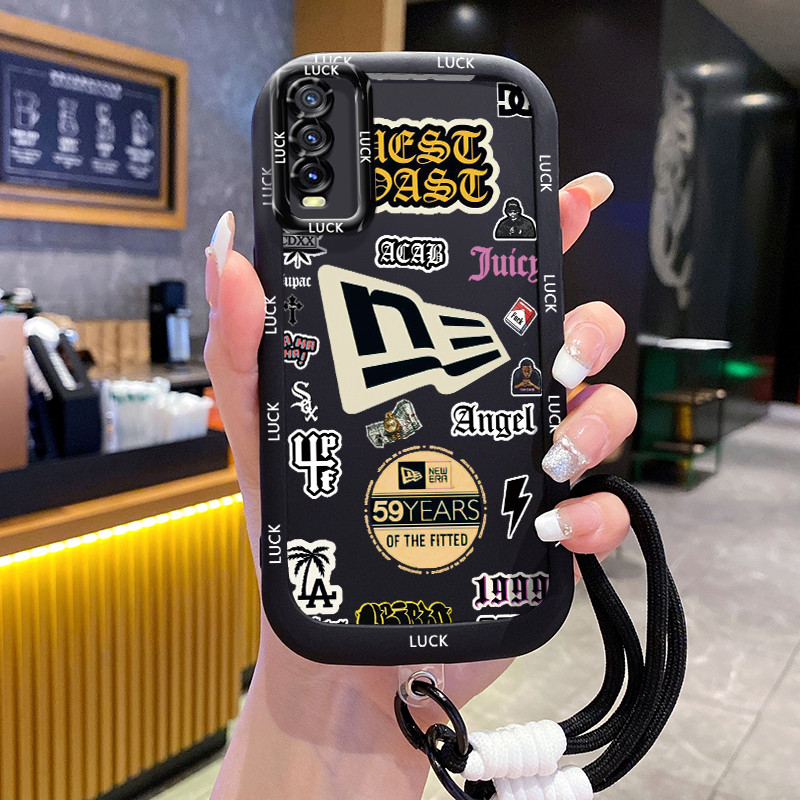 Casing Hp untuk VIVO Y20 Y20i Y20s Y20A Y20G Y12A Y12S Y11s Case Casing Teks pola Kesing HP Silikon 