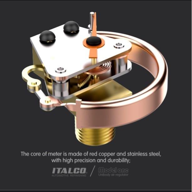 Air Regulator Spray Gun Italco Model One - Fr3 - Fr5