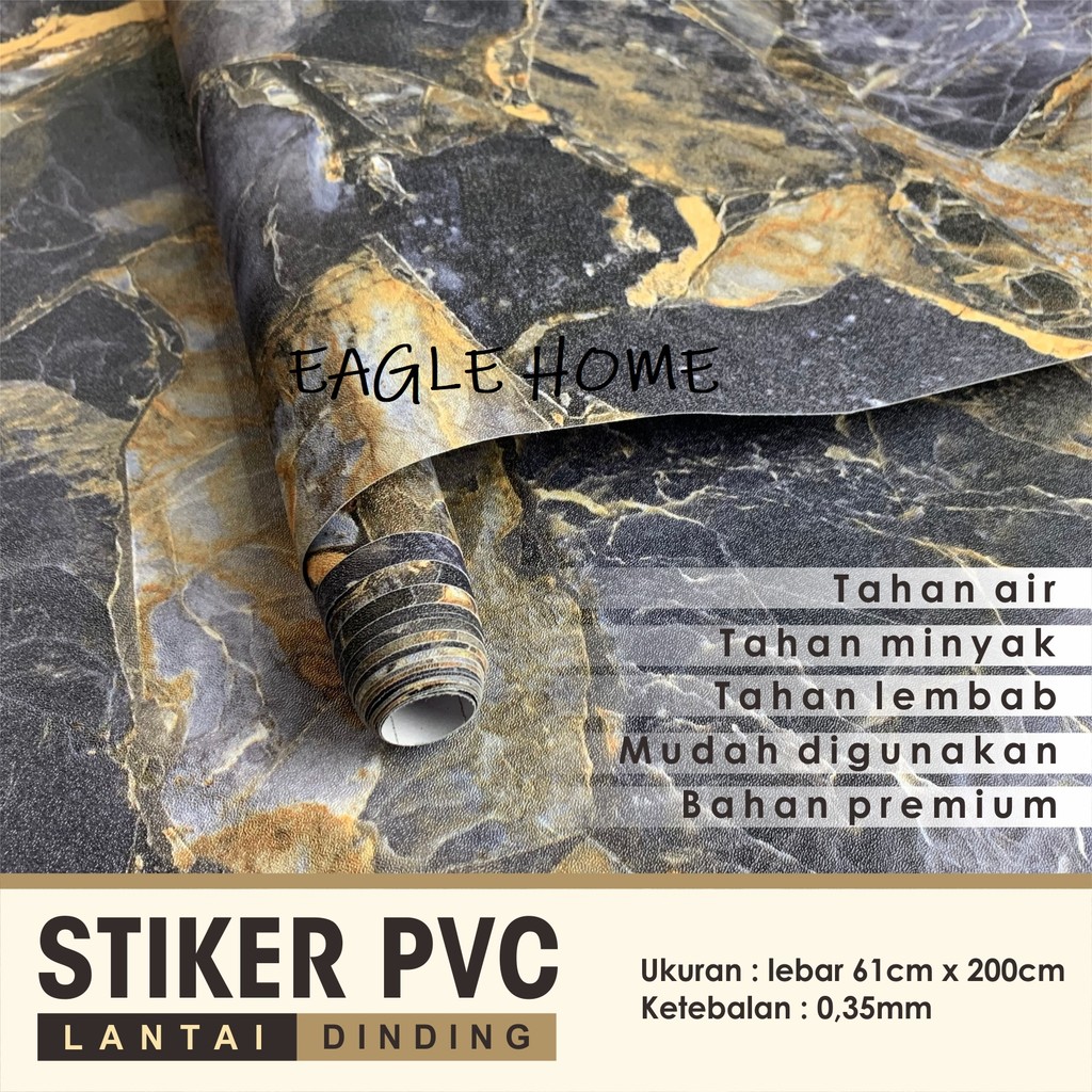 Wallpaper Lantai Dinding Stiker Lantai Tahan Air Wallpaper Lantai Bahan Tebal Perekat Diri Toilet Ta