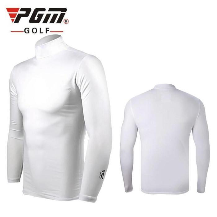 50ps- Pgm Long Sleeve Men Golf Shirt Baju Golf Pria Lengan Panjang Kaos Golf