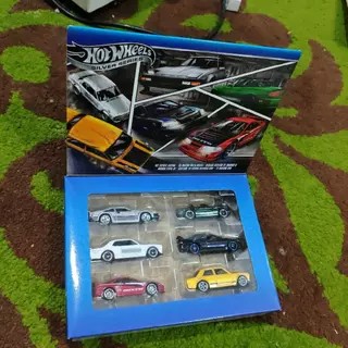 Hot Wheels Multi Pack Silver Series JBY77 82 Toyota Supra 91 Mazda MX-Miata Nissan Skyline HT 2000GT