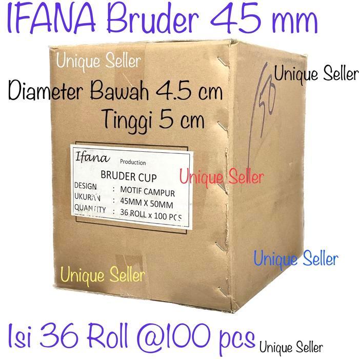 [1 Dus] Ifana Bruder Muffin Cup 45 mm / Cupcake Case Ifana 4.5 4,5 cm