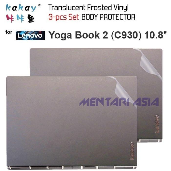 BERKUALITAS Body Protector Lenovo YOGA BOOK 2 C930 10.8" - KAKAY MATTE Translucent