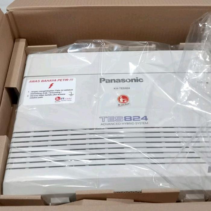 BERKUALITAS PABX Panasonic KX-TES824 Kapasitas 6 line 16 Extension Garansi 12 Bulan like new