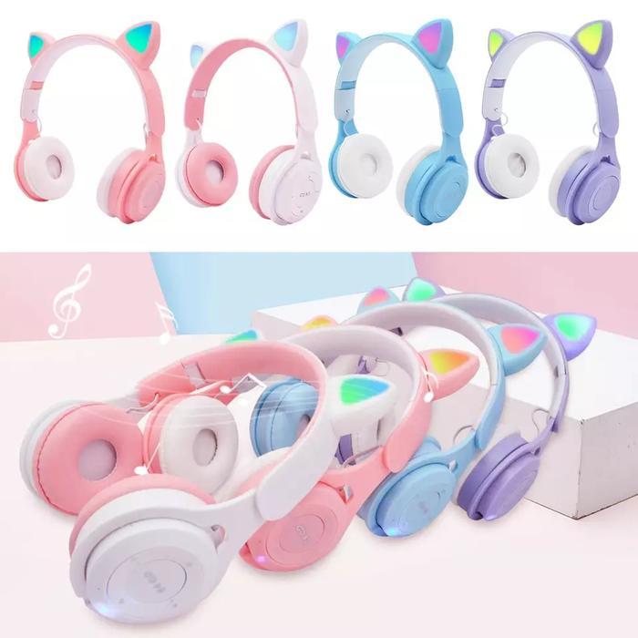 Headphone Headset Gaming M6/Headphone Wireless Cat Ear M6