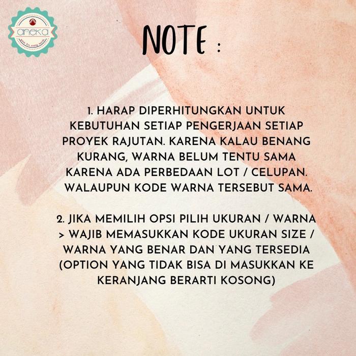 KATALOG - Benang Rajut Katun Bali Sembur Mix / Soft Cotton Big Ply Mambo