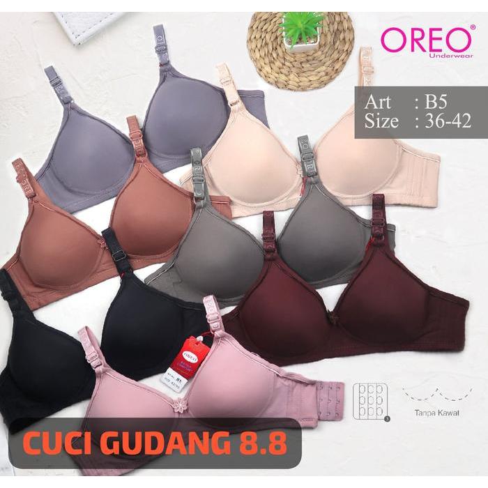 Promo Obral Bra Oreo Paket Isi 5 Bh Polos Bra Polos Varian Terbaru Bellehijabshop Original