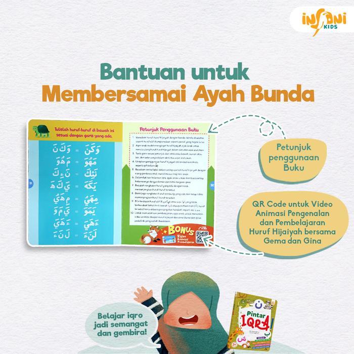 Terlaris Boardbook Anak - Pintar Iqra 1