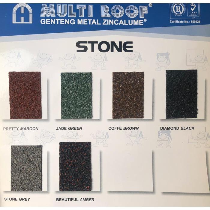 NEW Genteng Metal Pasir MULTI ROOF 2x5 x 0.40mm - Andal Prima ID