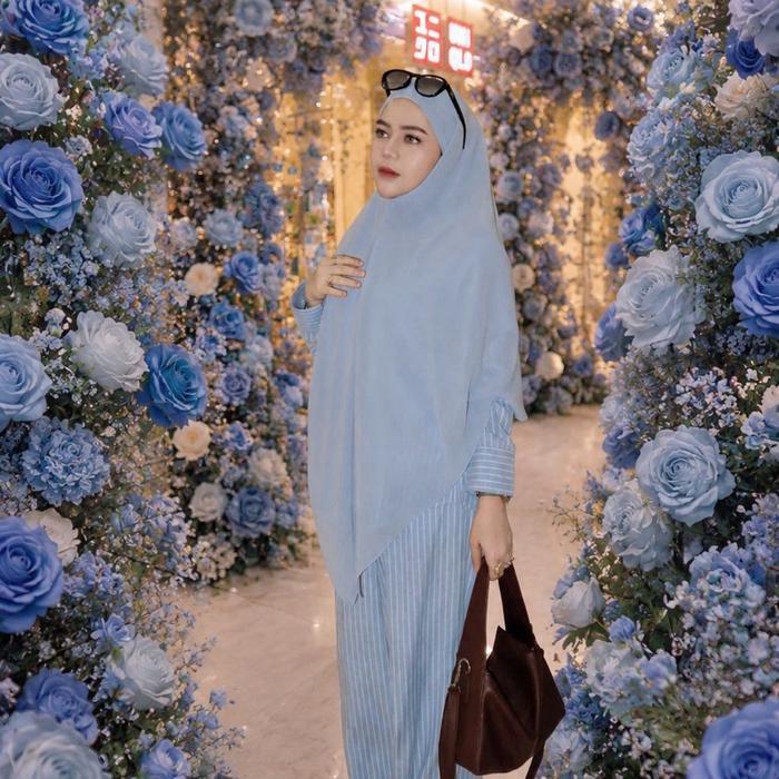 Sale12% [Exclusive Edition] Celia One Set Celana Kulot Dan Kemeja Nien By Arniz Indonesia Promo
