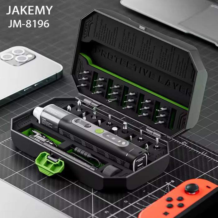 Jakemy JM-8196 35-in-1 Precision Electric Screwdriver Set