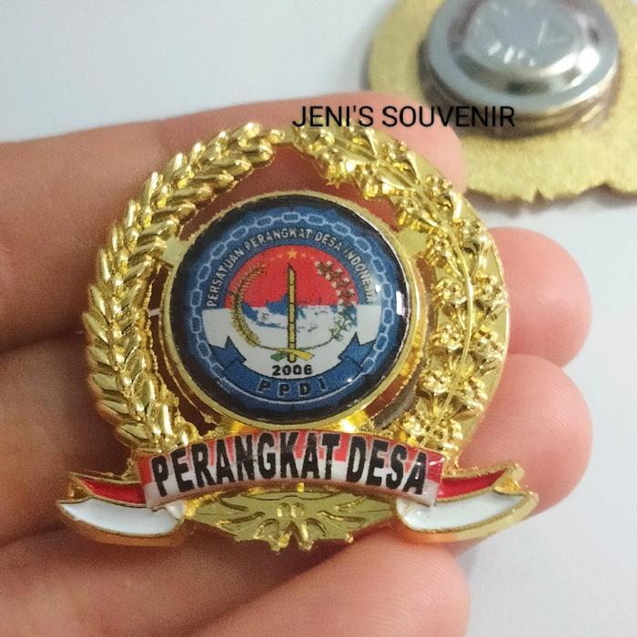 Pin Ppdi - Pin Perangkat Desa Ppdi Model Padi Kapas Magnet