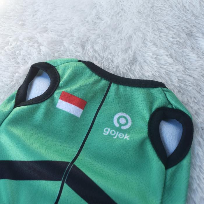 TERLARIS Baju Kucing Anjing Size Jumbo Seragam Gojek Grab Rompi Ojol untuk Kucing Anjing Kelinci