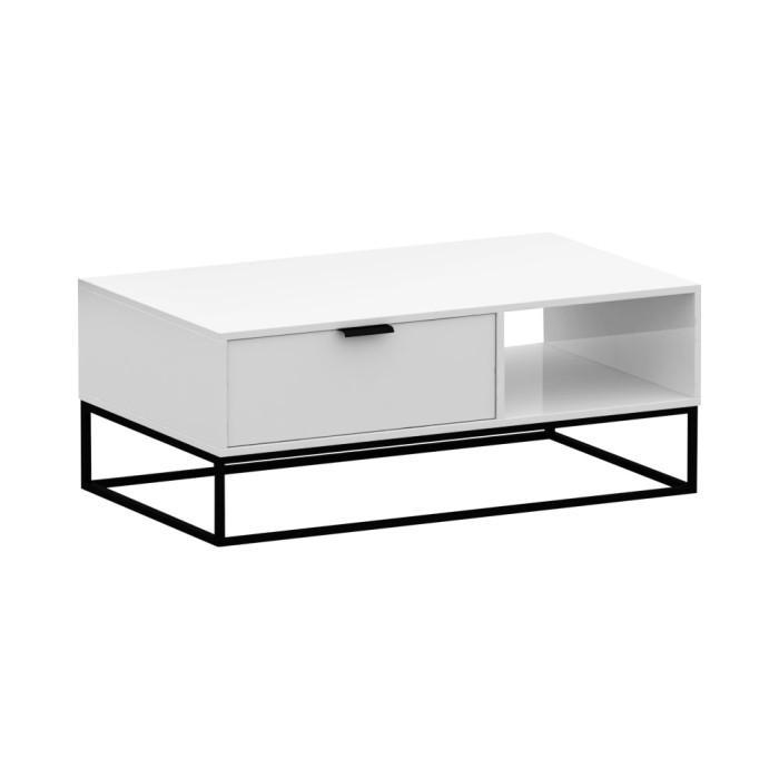 INFORMA Meja Tamu - FELIX COFFEE TABLE WHITE HIGHGLOSS