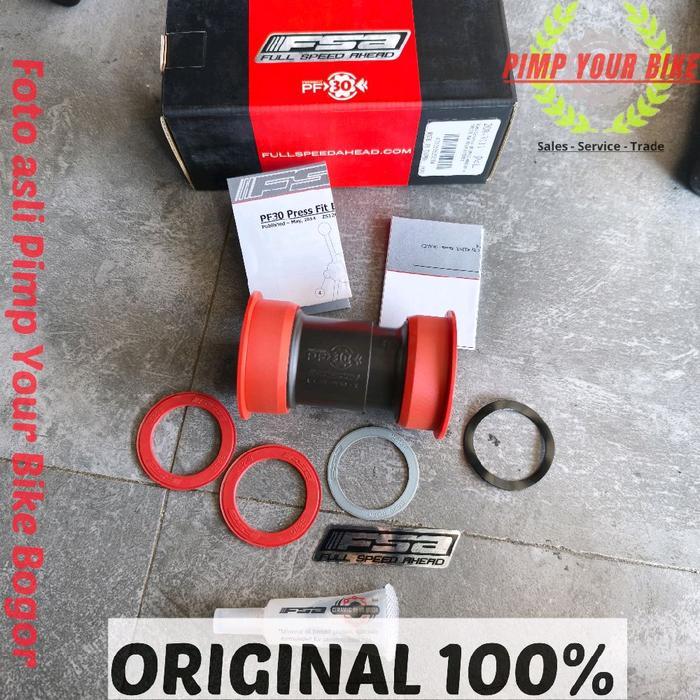Wiworiyastore - Bb Fsa Pf30 Ceramic Frame 46 Axle 30 Pressfit Bb386 Taiwan Terbaru 