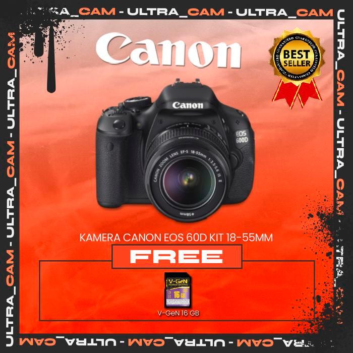 Kamera Canon Eos 60D Kit 18-55Mm Terbaru 