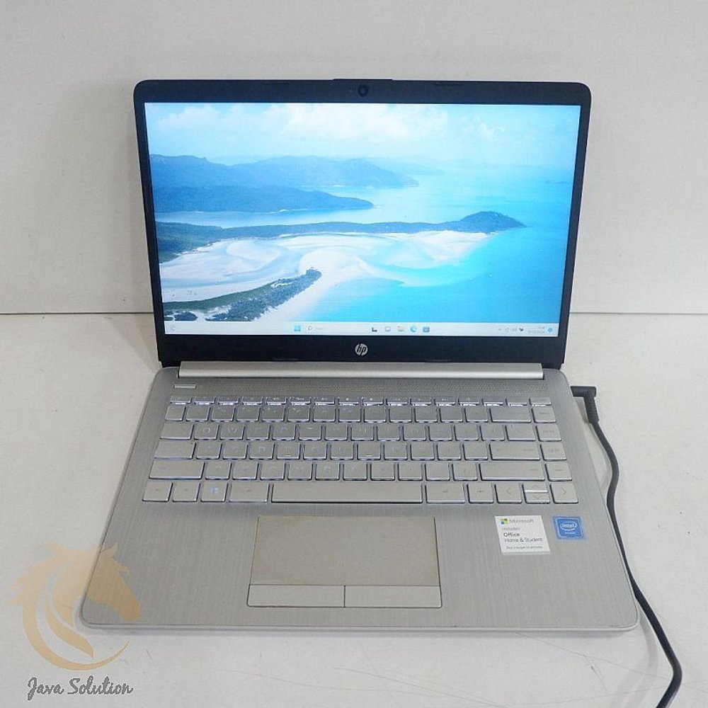 Laptop Hp 14s-cf2516TU Intel Celeron N4020 Ram 8Gb Ssd 256Gb Serius Bisa Chat Second Berkualitas Ber