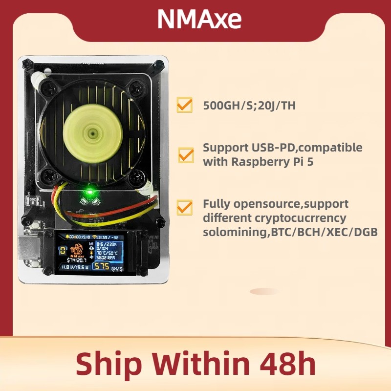 Lucky Miner Bitcoin NMMiner ASIC Mining BTC BCH BSV DGB Lottery Device Crypto Solo Miner Mining