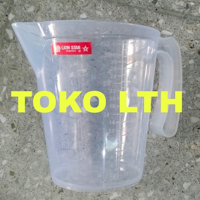 GELAS UKUR 1 LITER PLASTIK / GELAS TAKARAN TAKAR 1000 ML