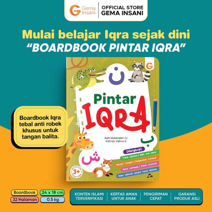 Boardbook Anak - Pintar Iqra 1