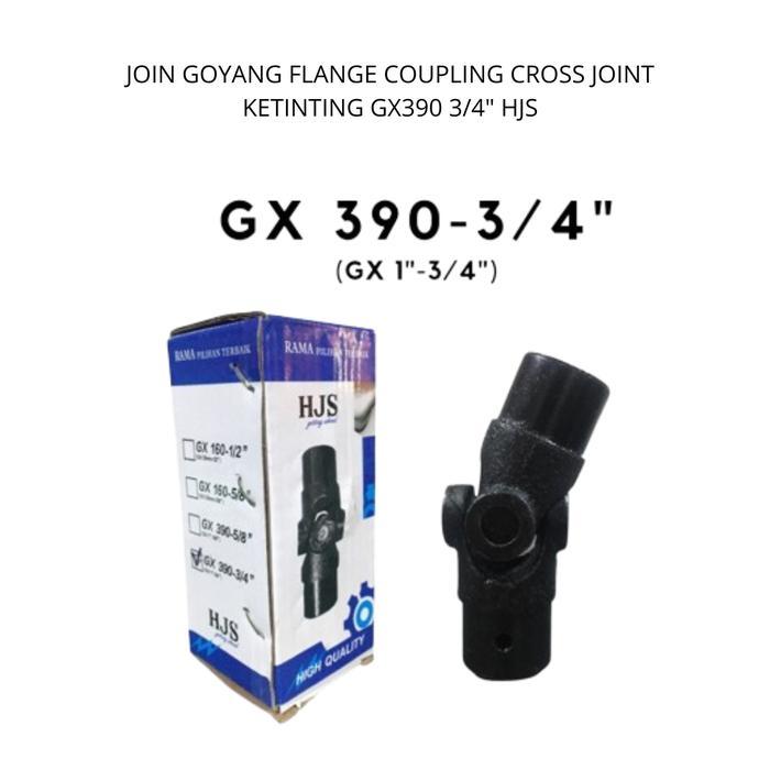 Grubyshop- Join Goyang Flange Coupling Cross Joint Ketinting Gx390 3/4" Hjs