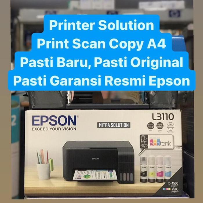 Printer Epson L3110 Print Scan Copy Baru Original L-3110
