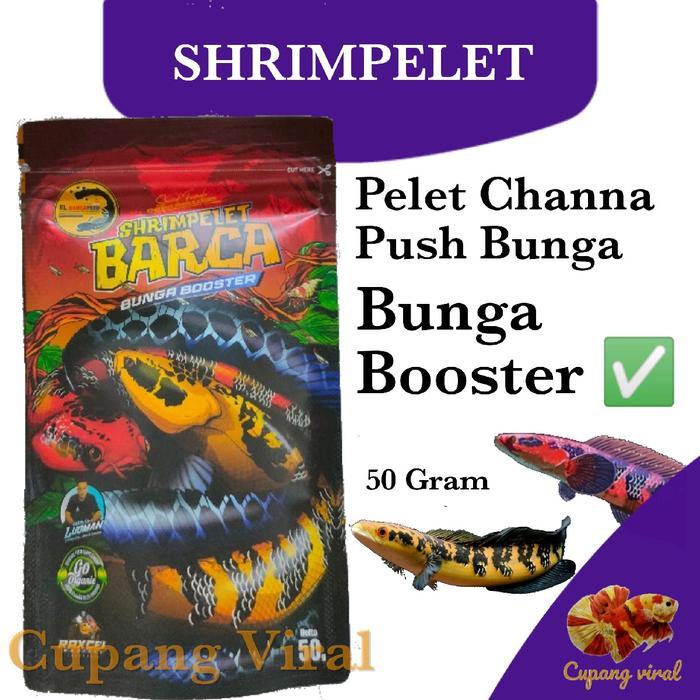 Shrimpelet Barca Pelet Channa Push Corak Bunga Channa #Gratisongkir