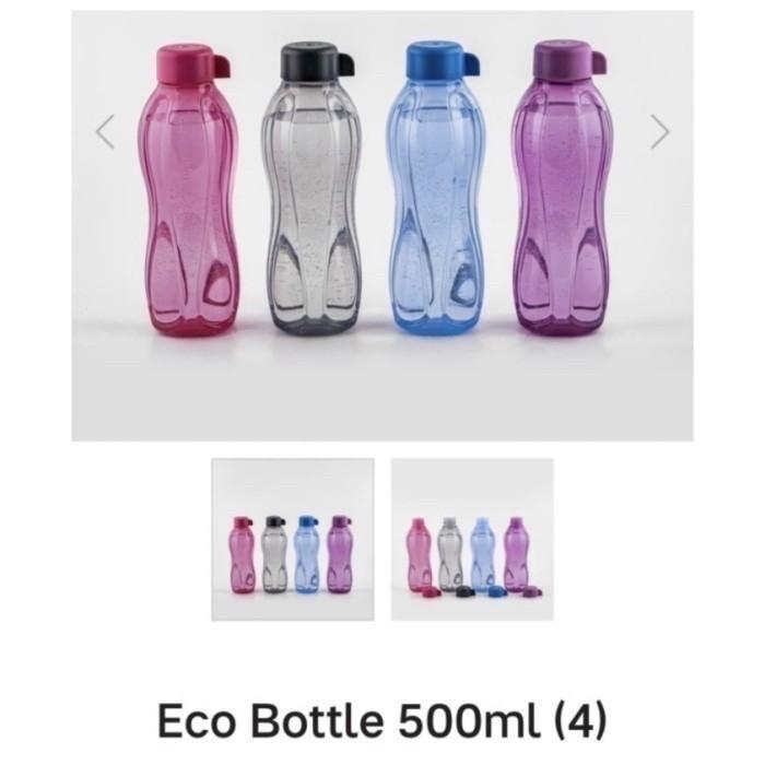 Botol minum Tupperware Eco bottle 500 ml tutup ulir