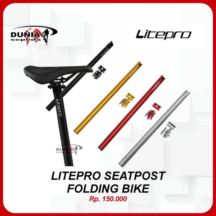 Terbaru Seatpost Litepro/ Tiang Sadel Litepro Packing Aman