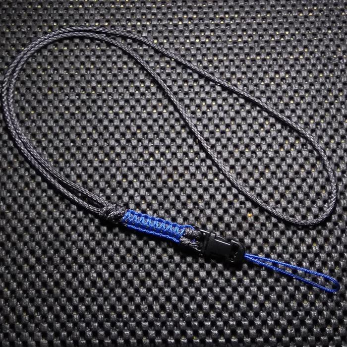 landyard paracord idcard vape pods black motif