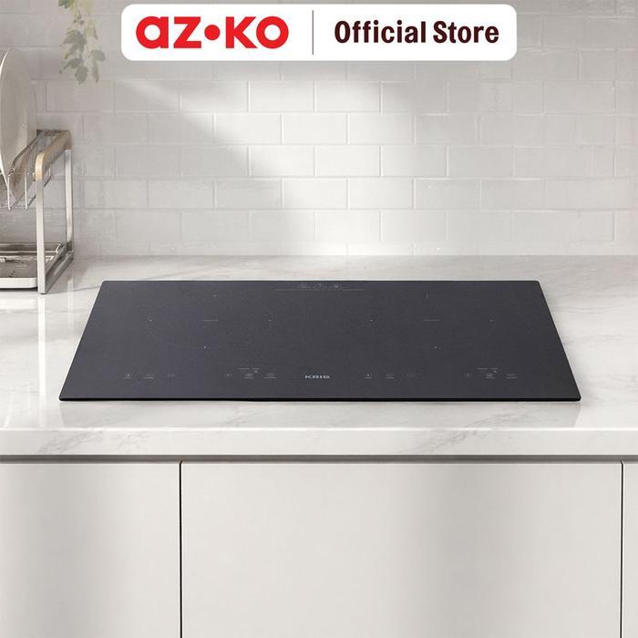 AZKO Kris Kompor Listrik 2 Tungku 3500 Watt - Hitam Electric Cooker Kompor Elektrik Stove Listrik Co