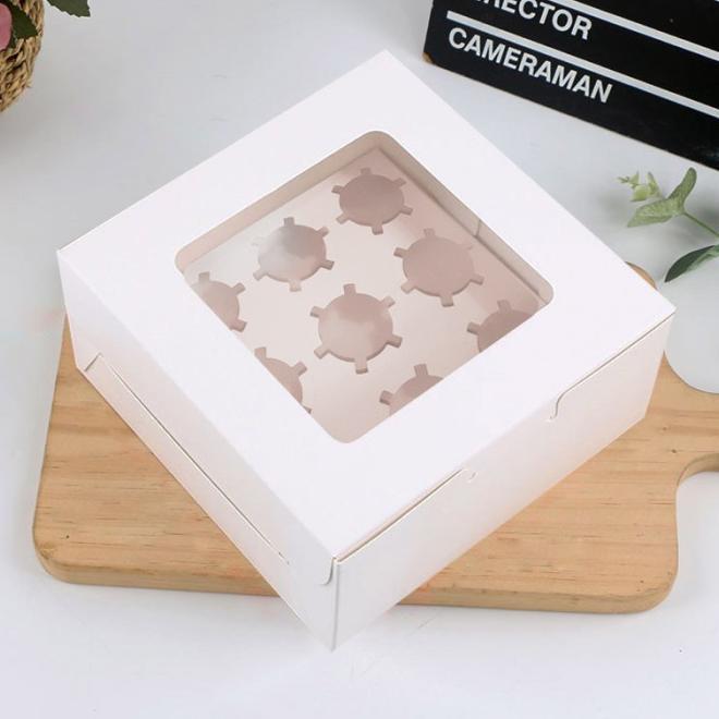 terbaru isi 10-Dus cupcake isi 9, box cupcake isi 9, dus muffin, box muffin