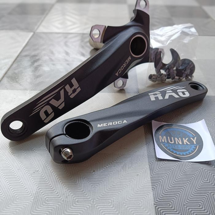 READY Crank Meroca Rao Hollowtech HT 2 BCD 104 64 bisa single atau double