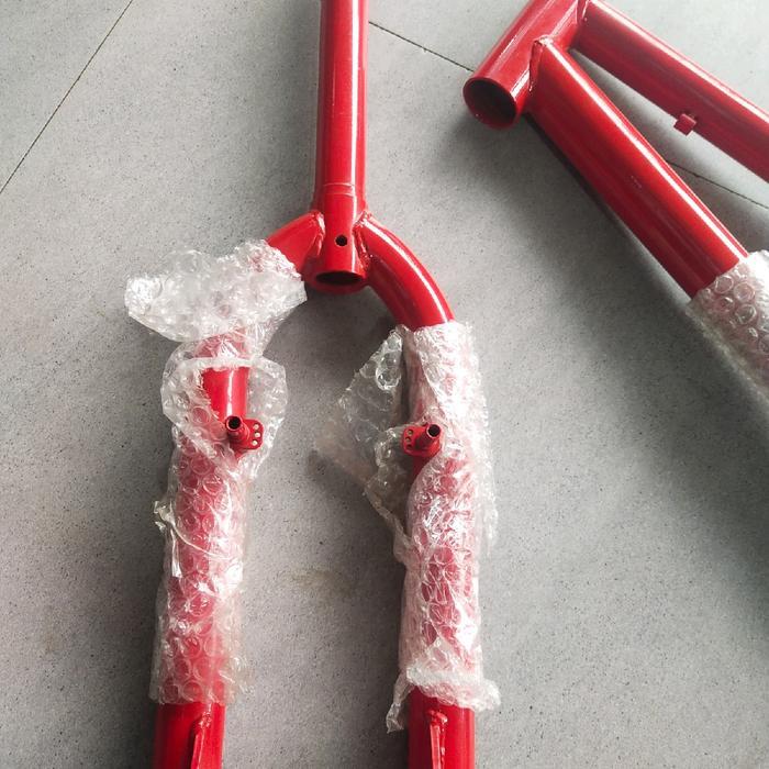 TERLARIS Frame Batangan + fork BMX 20 inc Lokal Fork Oversize