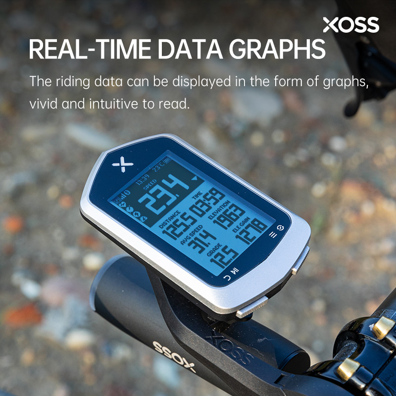 XOSS NAV PlusNAV Computer Wireless Cycling GPS Speedometer Map Navigation Waterproof Bluetooth ANT+
