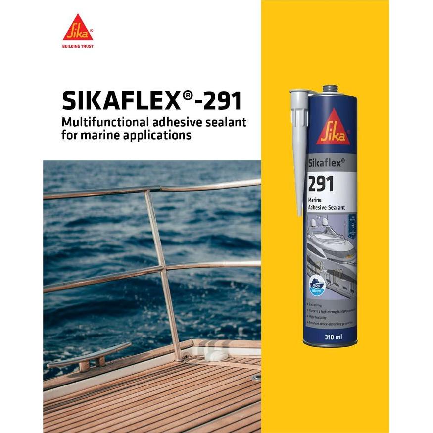 Sikaflex 291 Marine Adhesive Sealant Black 310Ml