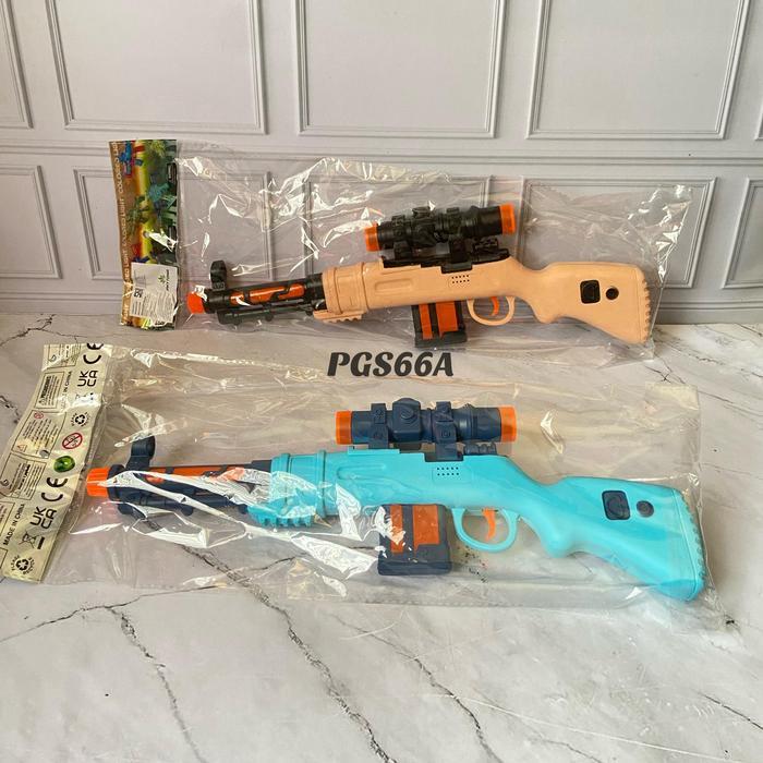 Terbaru Mainan Anak Senjata Sniper Temb4K - Tembak4N Ada Laser Berlampu / Ada Getaran Di Senjatanya