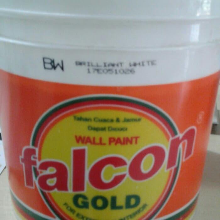 READY Cat Tembok Brilliat White Merk Falcon Gold 25kg