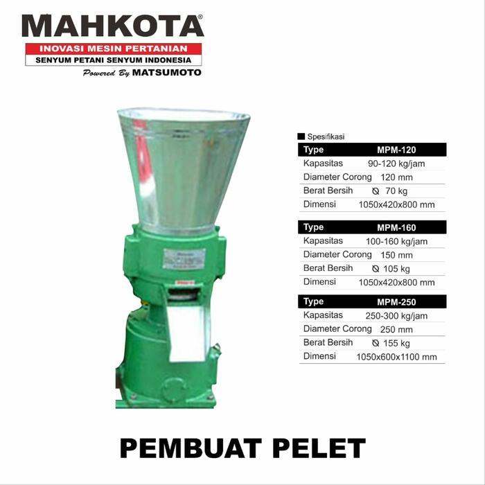 MESIN PELET CETAK Pakan Ikan / Ternak MPM 160 tanpa Engine Kualitas Ok - mpm 150