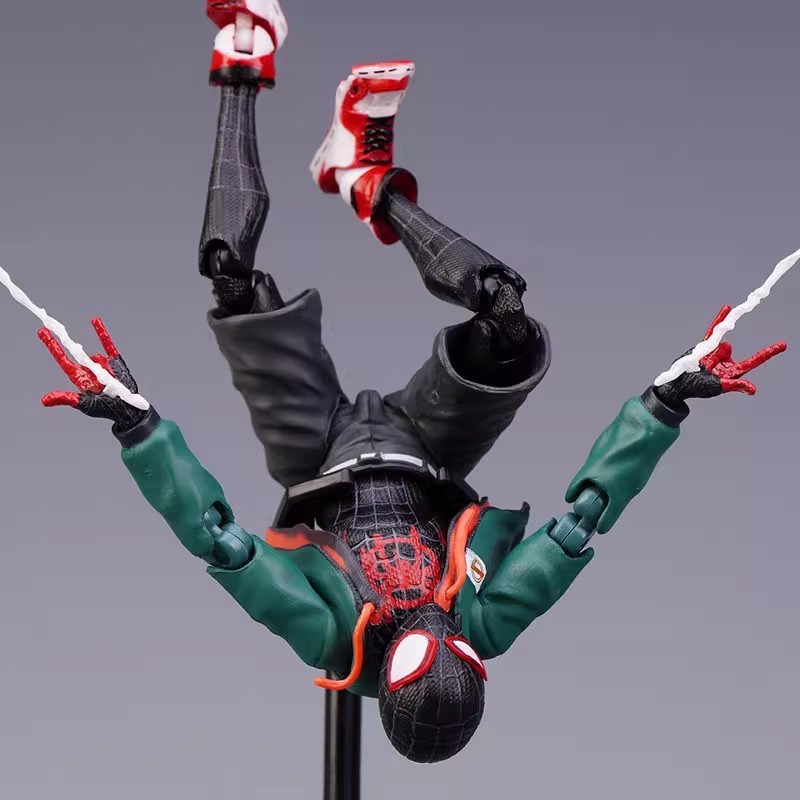 2026 Action Spiderman Miles Morales Action Figure Collection Sentinel Marvel SpiderMan Into the