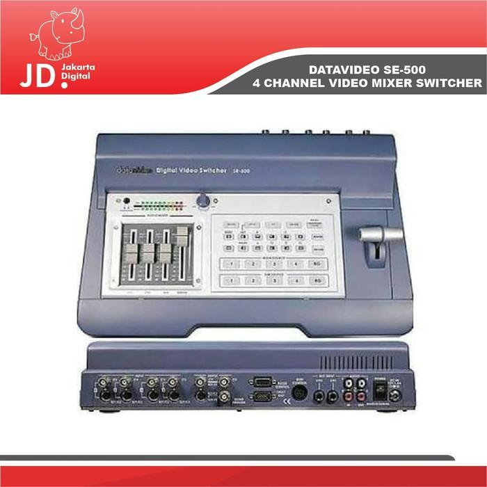 DataVideo SE-500 4 Channel Video Mixer Switcher SE 500