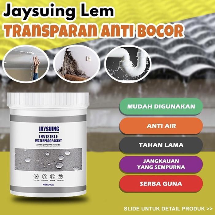 Lem Anti Bocor Transparan Penambal Tembok Atap Genteng Asbes Rumah