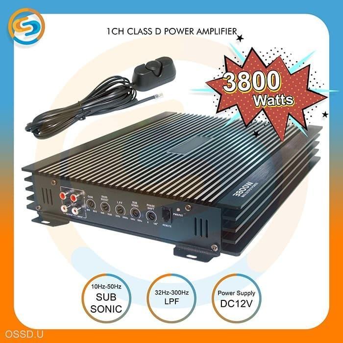 Power 1 Channel Class D Power Amplifier 1Ch Power Monoblok Ossd U