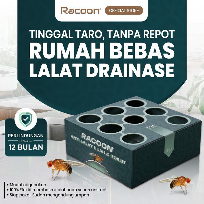 Racoon Flygon Racun Umpan Lalat Buah & Lalat Kamar Mandi Terlaris