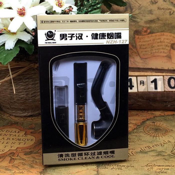 PIPA FILTER ROKOK CANG KLONG MINI NZH127 PERMANEN KRETEK (STANDARD)